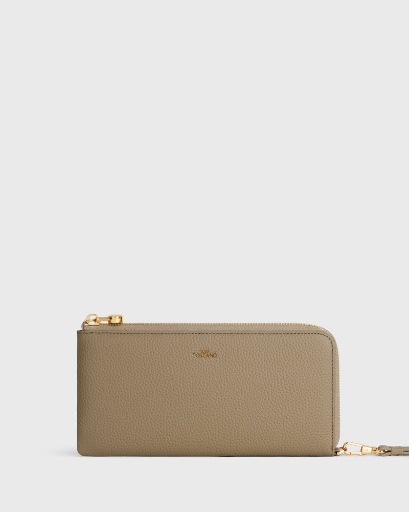 Aimee L-Zip Wristlet Clutch