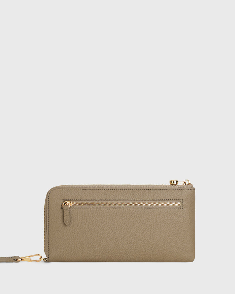 Aimee L-Zip Wristlet Clutch