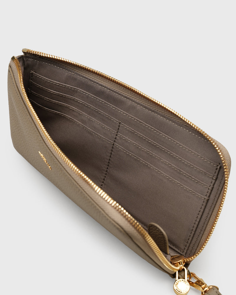 Aimee L-Zip Wristlet Clutch