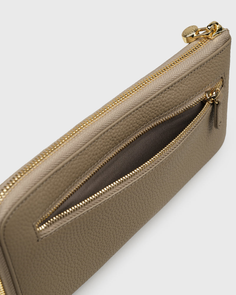 Aimee L-Zip Wristlet Clutch